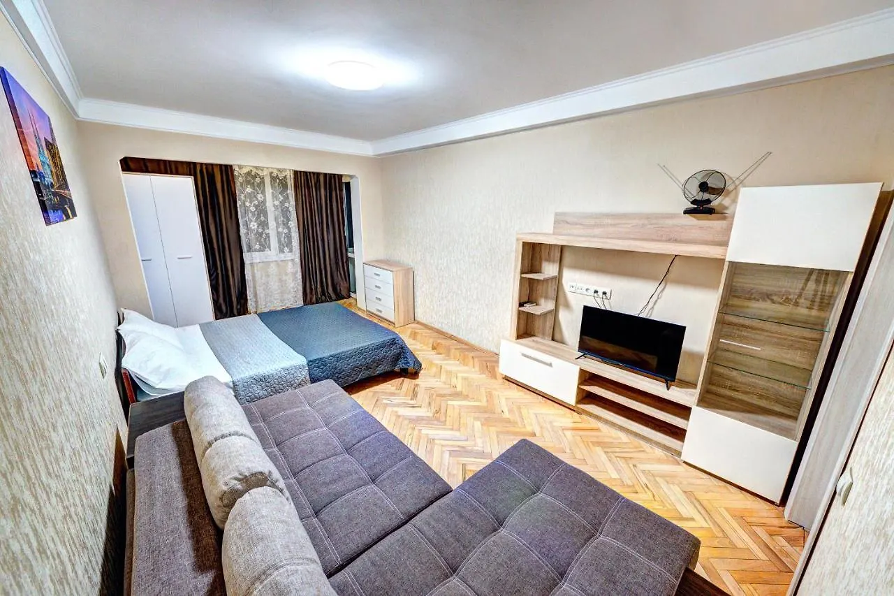 Apartmán Новая Однокомнатная Квартира Оушен Плаза. Бульвар Дружбы Народов 8А Kyjev